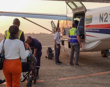 Teacher flown to hospital after motorbike crash