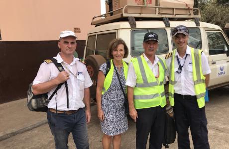 Arrival in Conakry Guinea