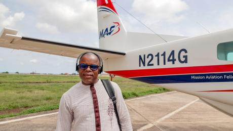 remote communities An MAF plane visited four destinations in one day, bringing partners to.