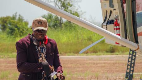 Robert Koundouno, supervisor with MAF in Guinea