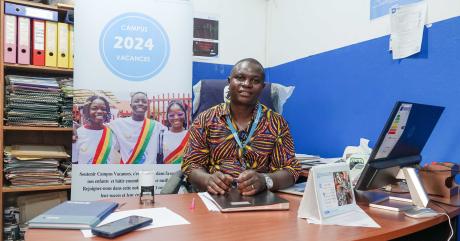 Dagbino Faya Arsène, coordinator of alternative care